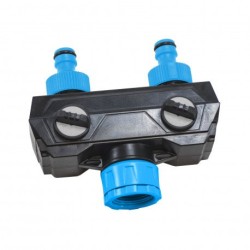 XTline Rozbočovač záhradný 2-cestný s ventilmi XT96025