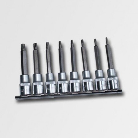 Trebor Sada nástavcov torx T20-T50mm 100mm 1 / 2 &quot PC6923