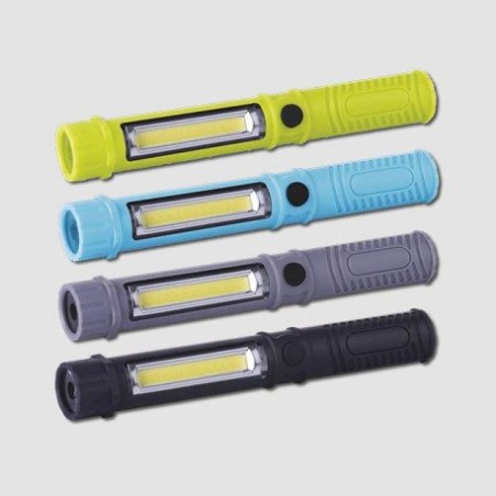 Trebor Svietidlo PVC COB LED 3W+1LED 3xAAA P3897