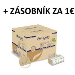 Trebor Utierky skladané ECO NATURAL 2-vrstvy 6000ks + ZÁSOBNÍK ZA 1€ LT 832324