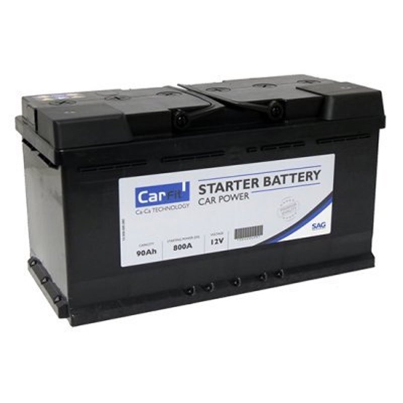 CARFIT 90AH Autobatéria12V , 800A , CARBAT09000