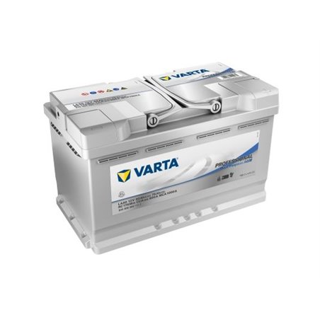VARTA Professional DualPurpose AGM 80Ah Autobateria12V , 800A , 840 080 080