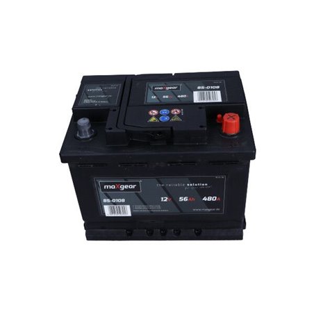 MAXGEAR 56AH Autobateria , 12V, 480A , 556400048 D722, 85-0108
