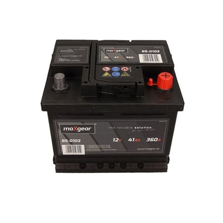MAXGEAR 41AH Autobateria , 12V, 360A , 541400036 D722, 85-0103