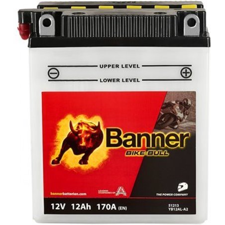Banner Bike Bull 12AHMotobatéria 12V 170AYB12AL-A2 51213