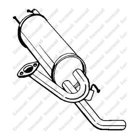 Koncový tlmič výfuku BOSAL 282-441