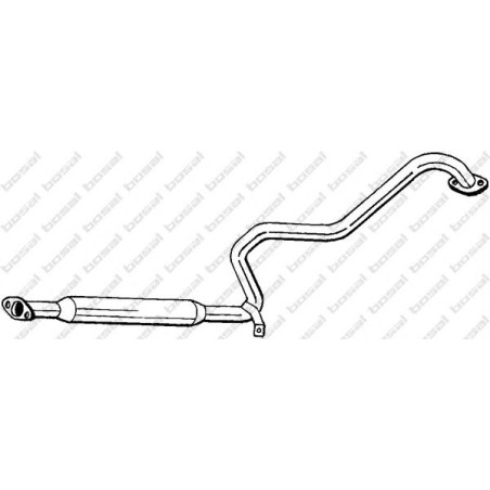 Stredný tlmič výfuku BOSAL 285-237