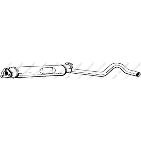 Stredný tlmič výfuku BOSAL 279-305
