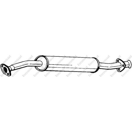 Predný tlmič výfuku BOSAL 278-665