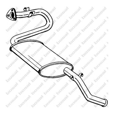 Koncový tlmič výfuku BOSAL 280-273