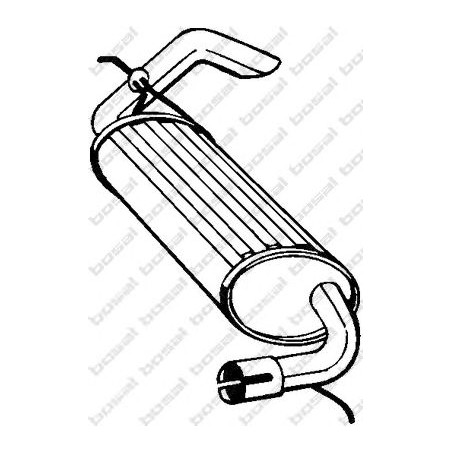 Koncový tlmič výfuku BOSAL 211-403