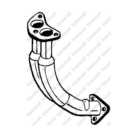 Výfukové potrubie BOSAL 733-077