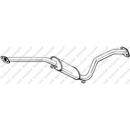 Stredný tlmič výfuku BOSAL 285-811