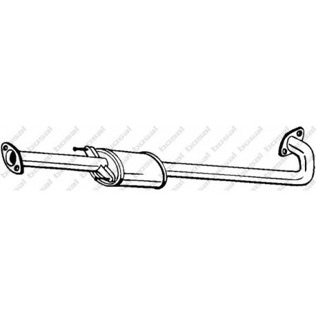 Stredný tlmič výfuku BOSAL 282-745