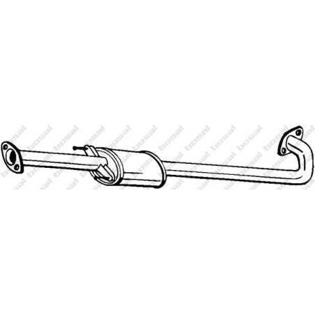 Stredný tlmič výfuku BOSAL 282-745