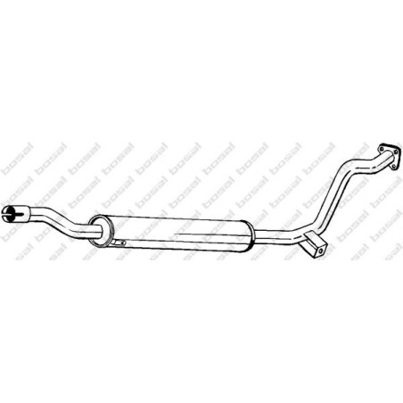 Stredný tlmič výfuku BOSAL 282-211