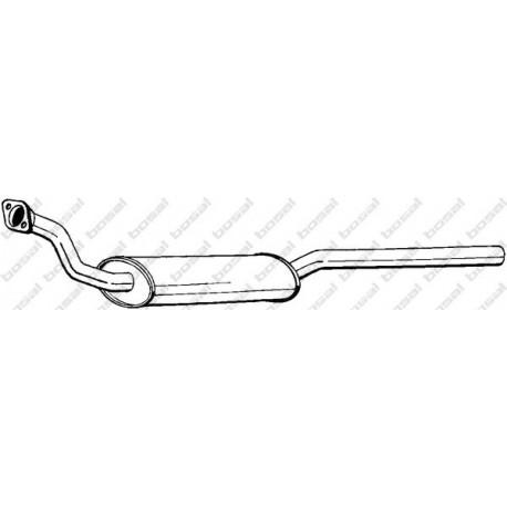 Predný tlmič výfuku BOSAL 283-617
