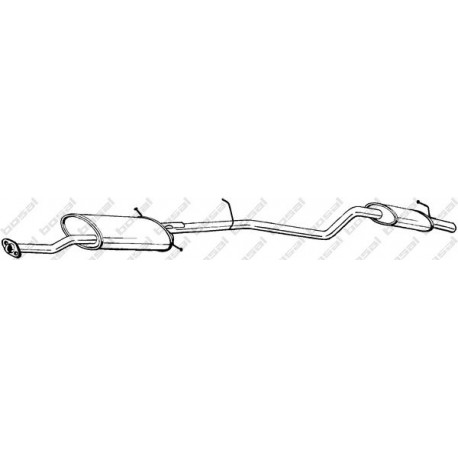 Koncový tlmič výfuku BOSAL 293-157