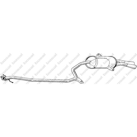 Koncový tlmič výfuku BOSAL 292-189