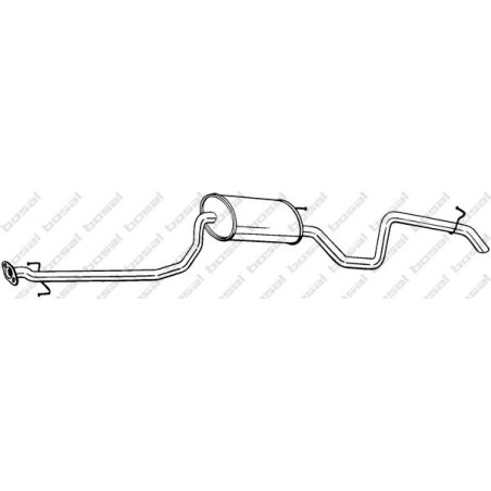Koncový tlmič výfuku BOSAL 291-019
