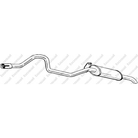 Koncový tlmič výfuku BOSAL 286-387