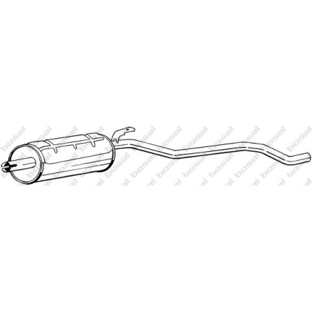 Koncový tlmič výfuku BOSAL 285-017