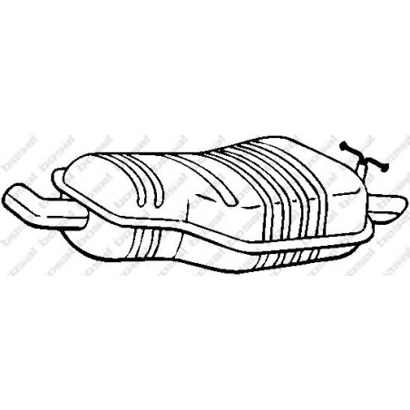 Koncový tlmič výfuku BOSAL 247-017