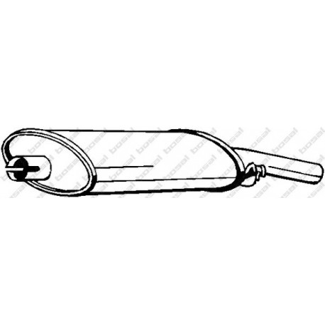 Koncový tlmič výfuku BOSAL 233-339