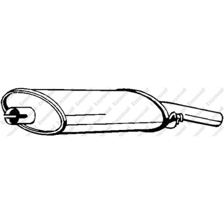 Koncový tlmič výfuku BOSAL 233-339