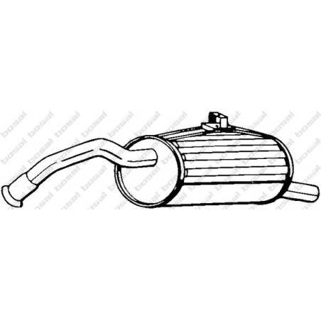 Koncový tlmič výfuku BOSAL 228-087