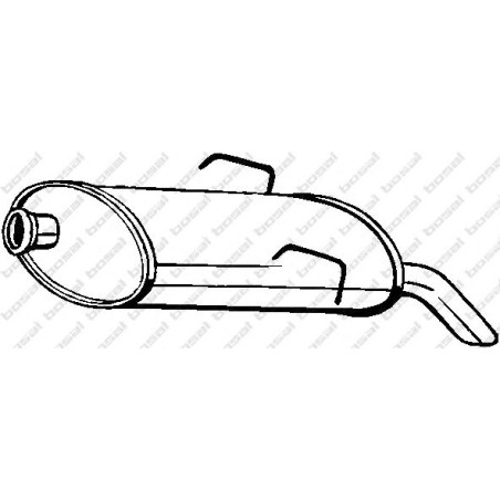 Koncový tlmič výfuku BOSAL 190-077