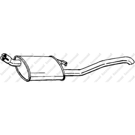Koncový tlmič výfuku BOSAL 185-241