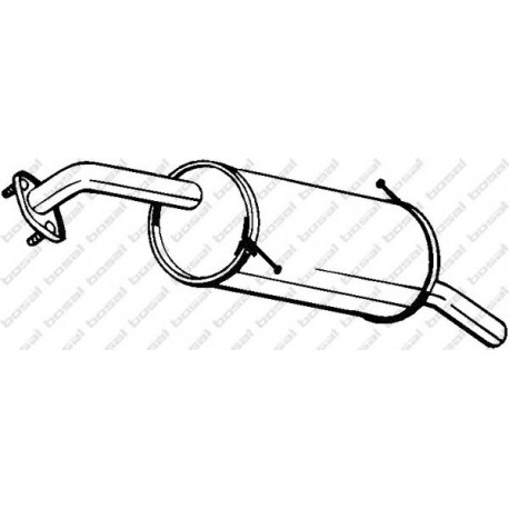 Koncový tlmič výfuku BOSAL 171-051