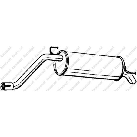 Koncový tlmič výfuku BOSAL 148-145