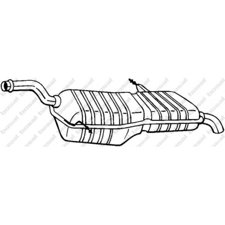 Koncový tlmič výfuku BOSAL 135-087