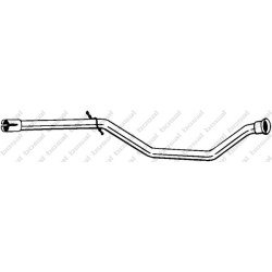 Výfukové potrubie BOSAL 900-017
