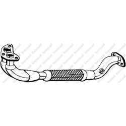 Výfukové potrubie BOSAL 823-157