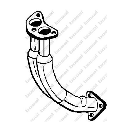 Výfukové potrubie BOSAL 733-077