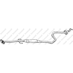 Stredný tlmič výfuku BOSAL 289-465