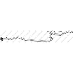 Stredný tlmič výfuku BOSAL 286-323