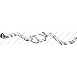Stredný tlmič výfuku BOSAL 285-995