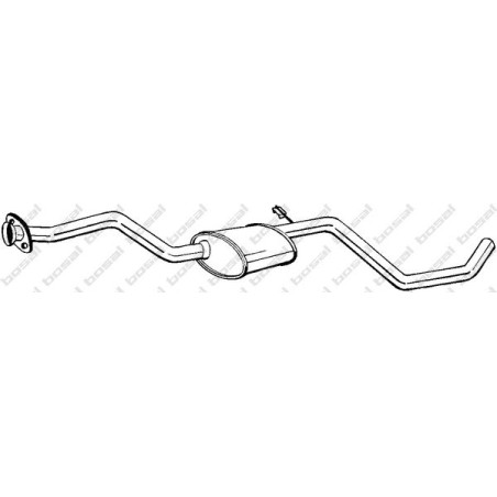 Stredný tlmič výfuku BOSAL 285-995