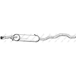 Stredný tlmič výfuku BOSAL 285-517