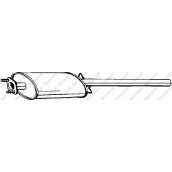 Stredný tlmič výfuku BOSAL 285-439