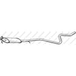 Stredný tlmič výfuku BOSAL 285-427