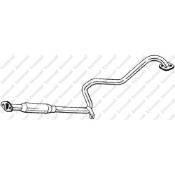Stredný tlmič výfuku BOSAL 285-095