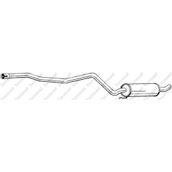 Stredný tlmič výfuku BOSAL 285-077