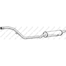 Stredný tlmič výfuku BOSAL 284-951