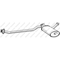 Stredný tlmič výfuku BOSAL 284-075