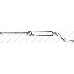 Stredný tlmič výfuku BOSAL 282-991